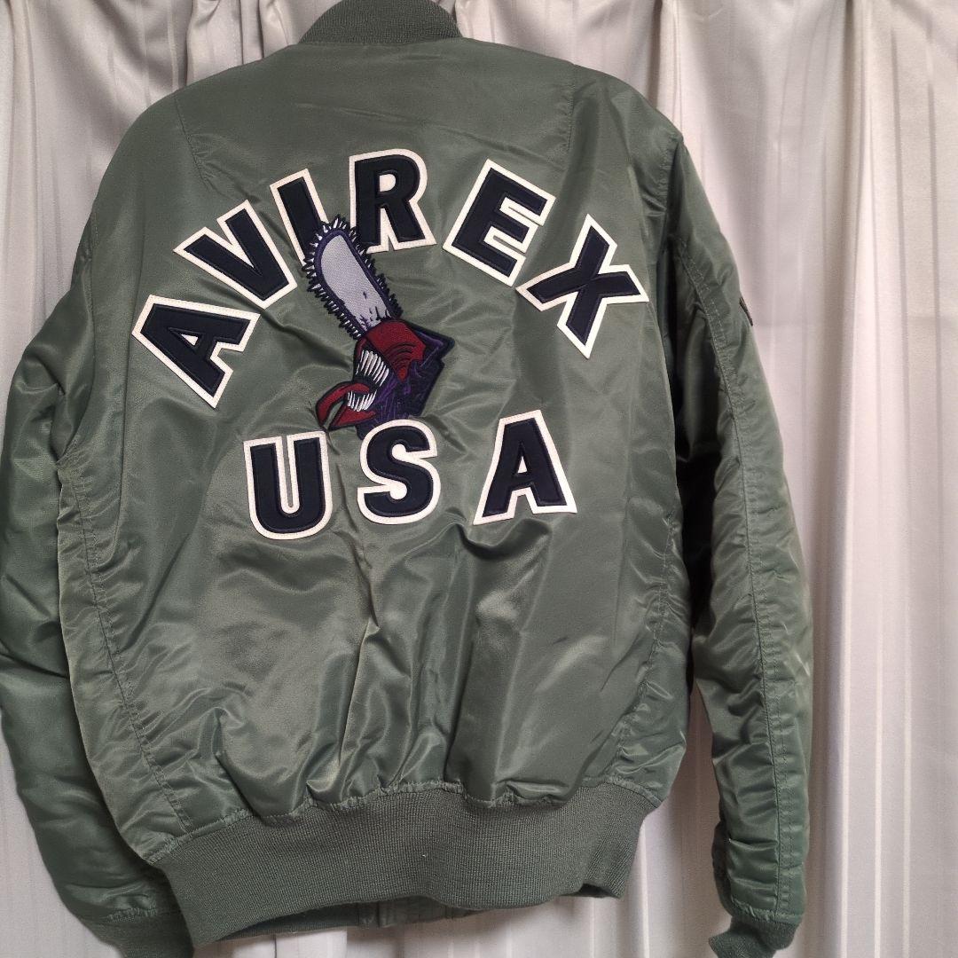 NY　AVIREX MA-1 フライトジャケット L　チェーンソーマン