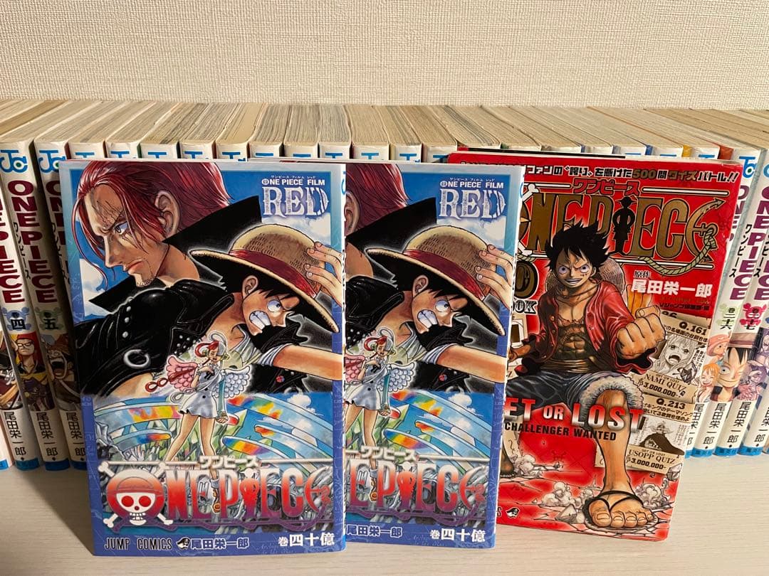 ONE PIECE 全巻セット(1-112) RED特別版、クイズブック付き