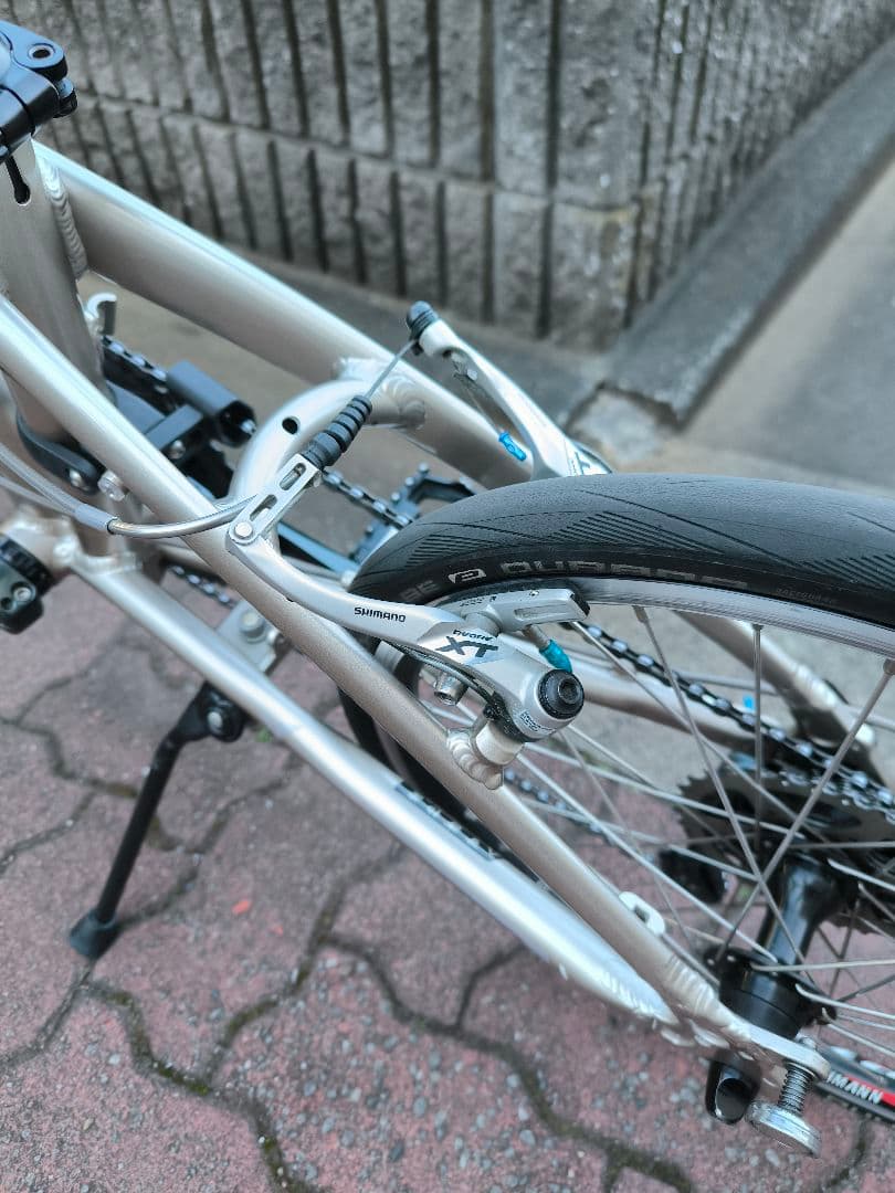 tern verge n8 シャンパンゴールド 改造有
