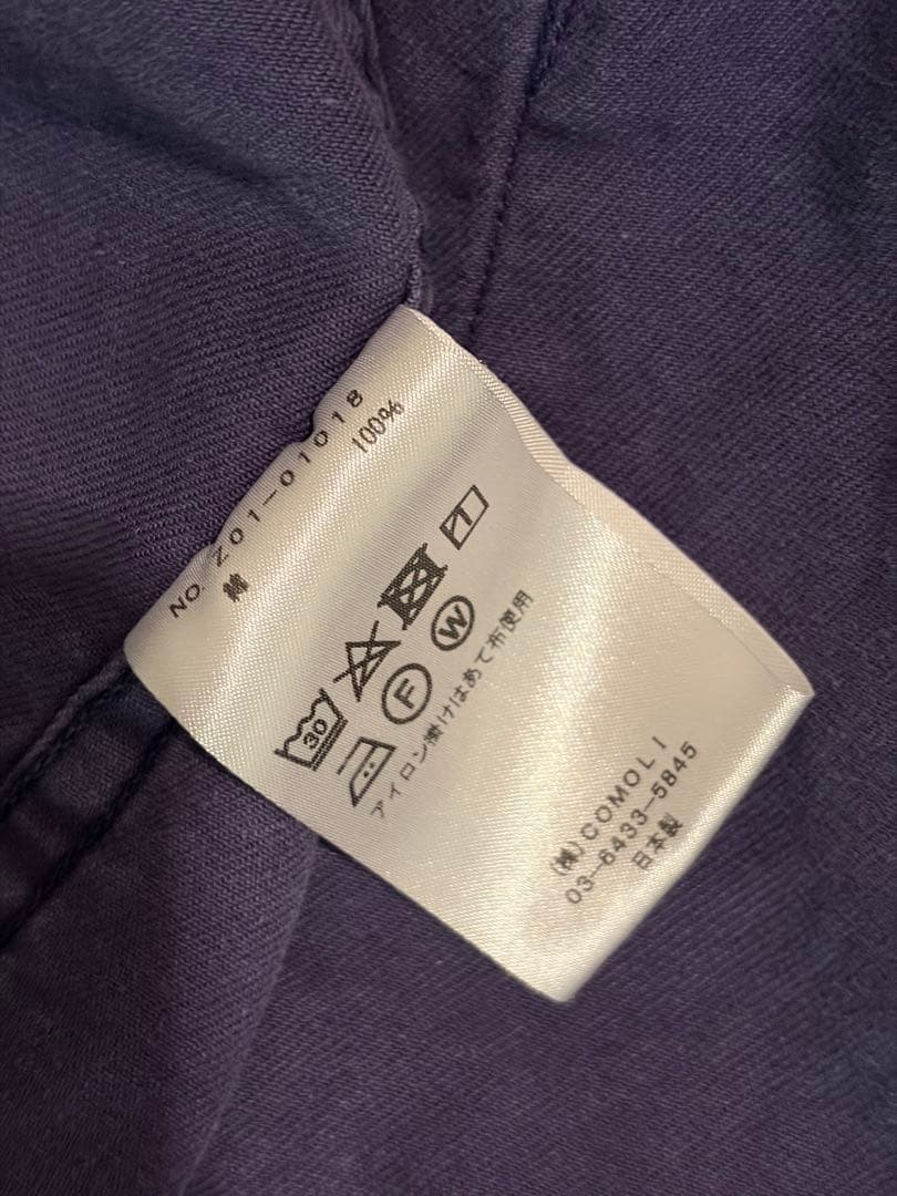 あ*ら様 24SS comoli コットンドリルワークジャケット