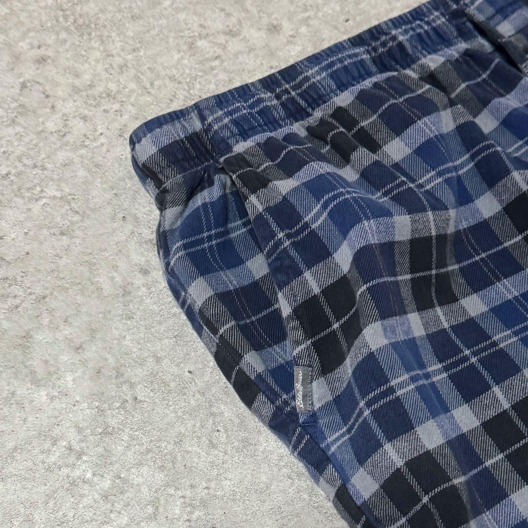 エディーバウアー パジャマパンツ スラックス チェック柄 Lサイズ