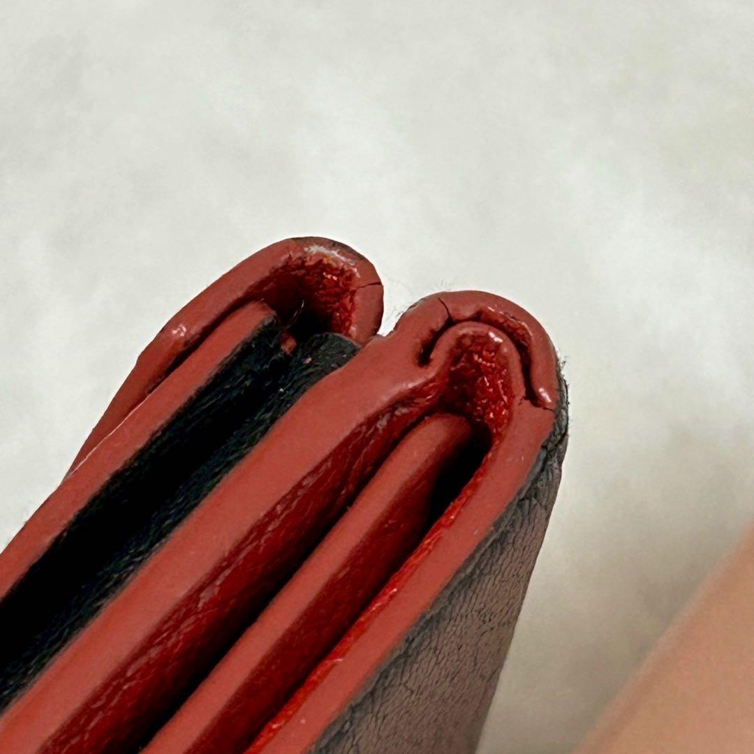 未使用級✨ミュウミュウ マドラスラブ　コンパクトウォレット　三つ折り財布