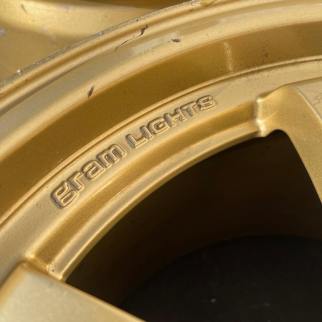 Raysレイズ希少グラムライツ軽量57s9.5j＋12