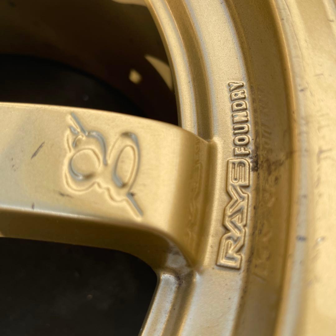 Raysレイズ希少グラムライツ軽量57s9.5j＋12