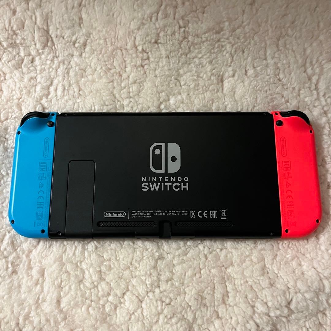 Nintendo Switch 本体 箱・付属品有り 赤/青 専用ケース付き