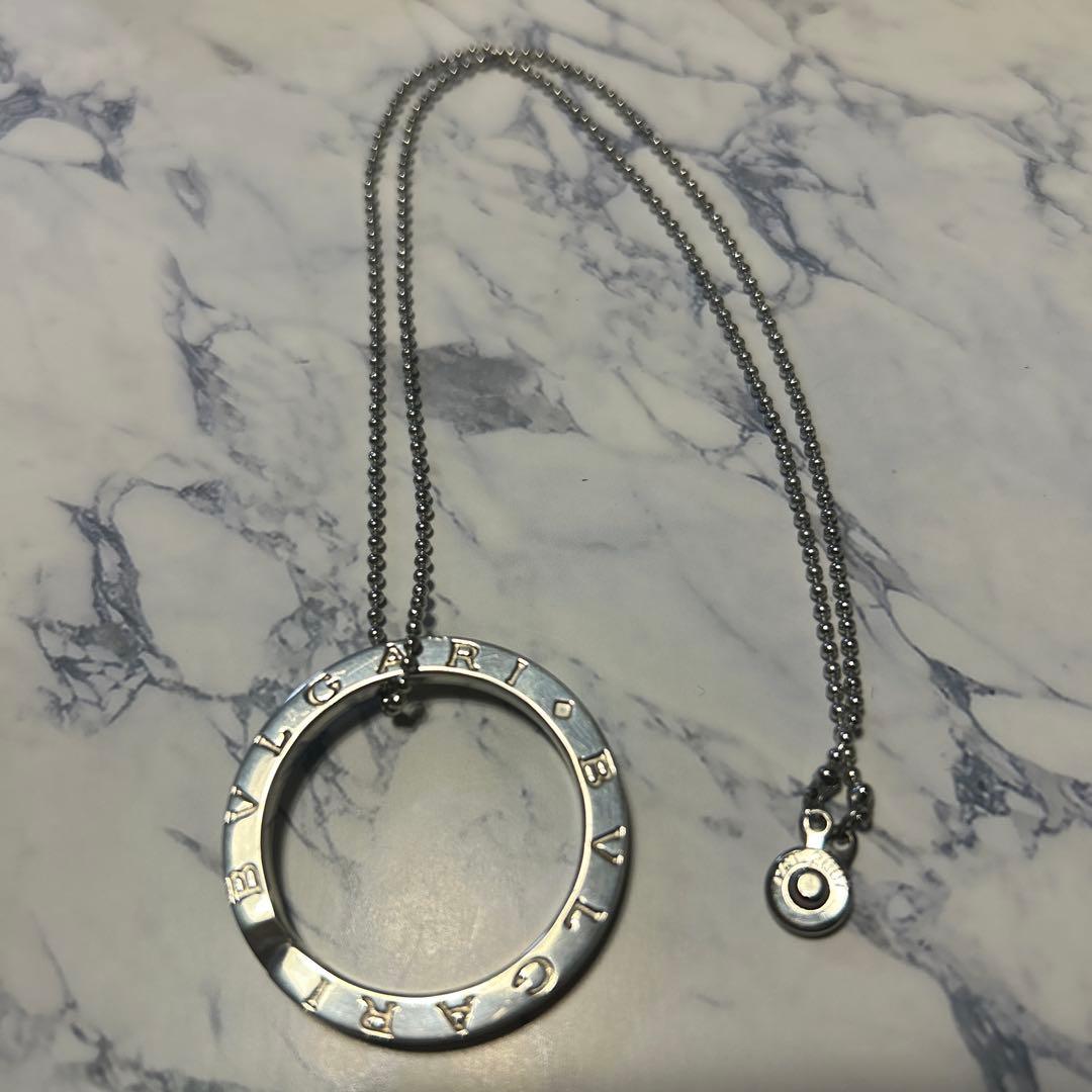 BVLGARI キーリングネックレス　箱　ボールチェーン付き