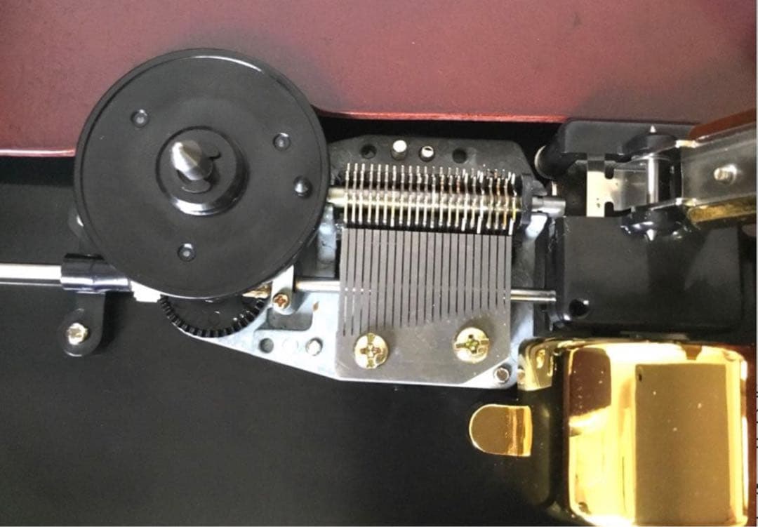 希少！鍵盤動く✨Sankyo グランドピアノ型 ディスク 　　オルゴール22弁