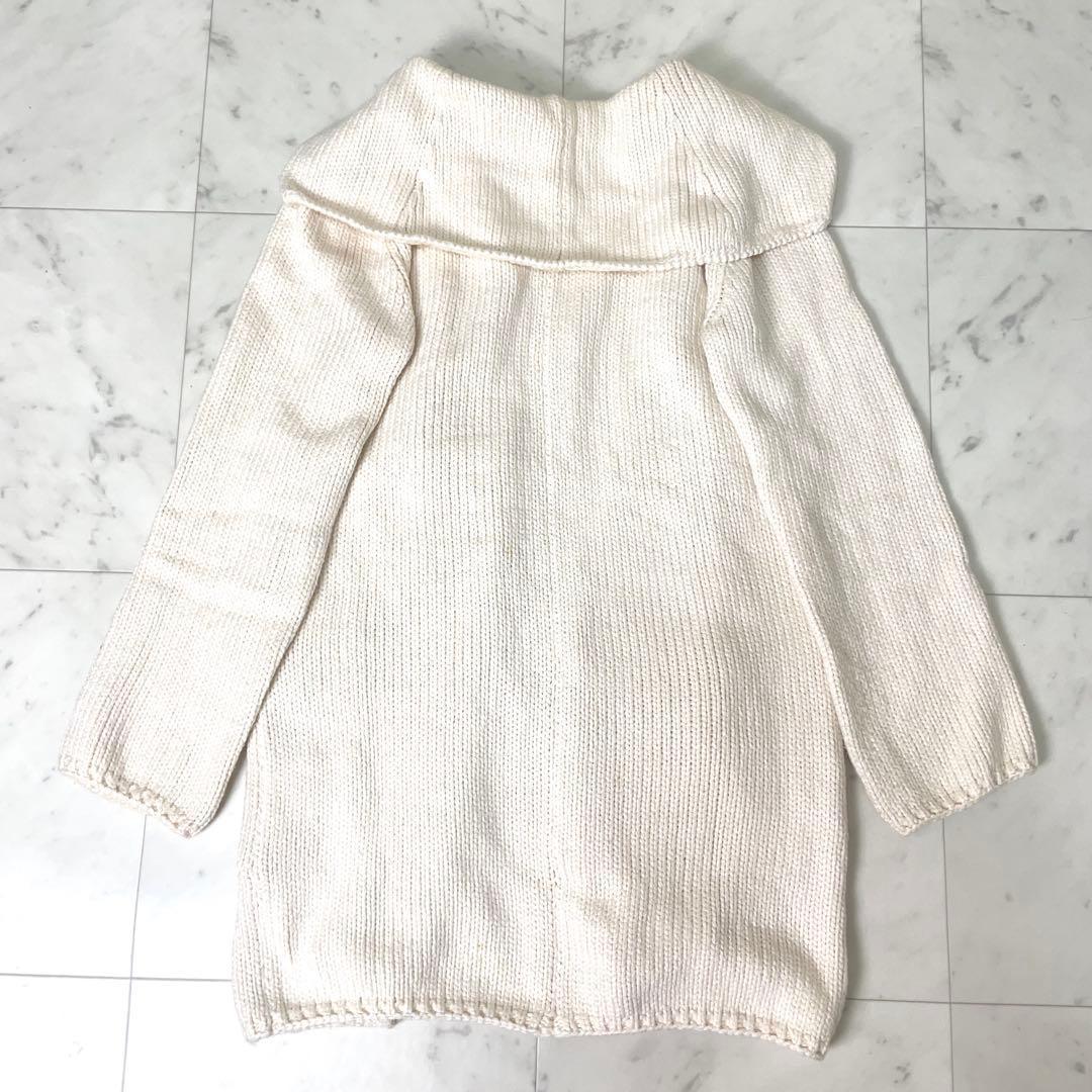 専用【美品】フォクシー ロングカーディガン エンジェルヘアコットン アイボリー