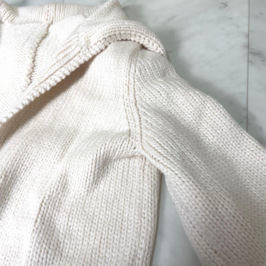 専用【美品】フォクシー ロングカーディガン エンジェルヘアコットン アイボリー
