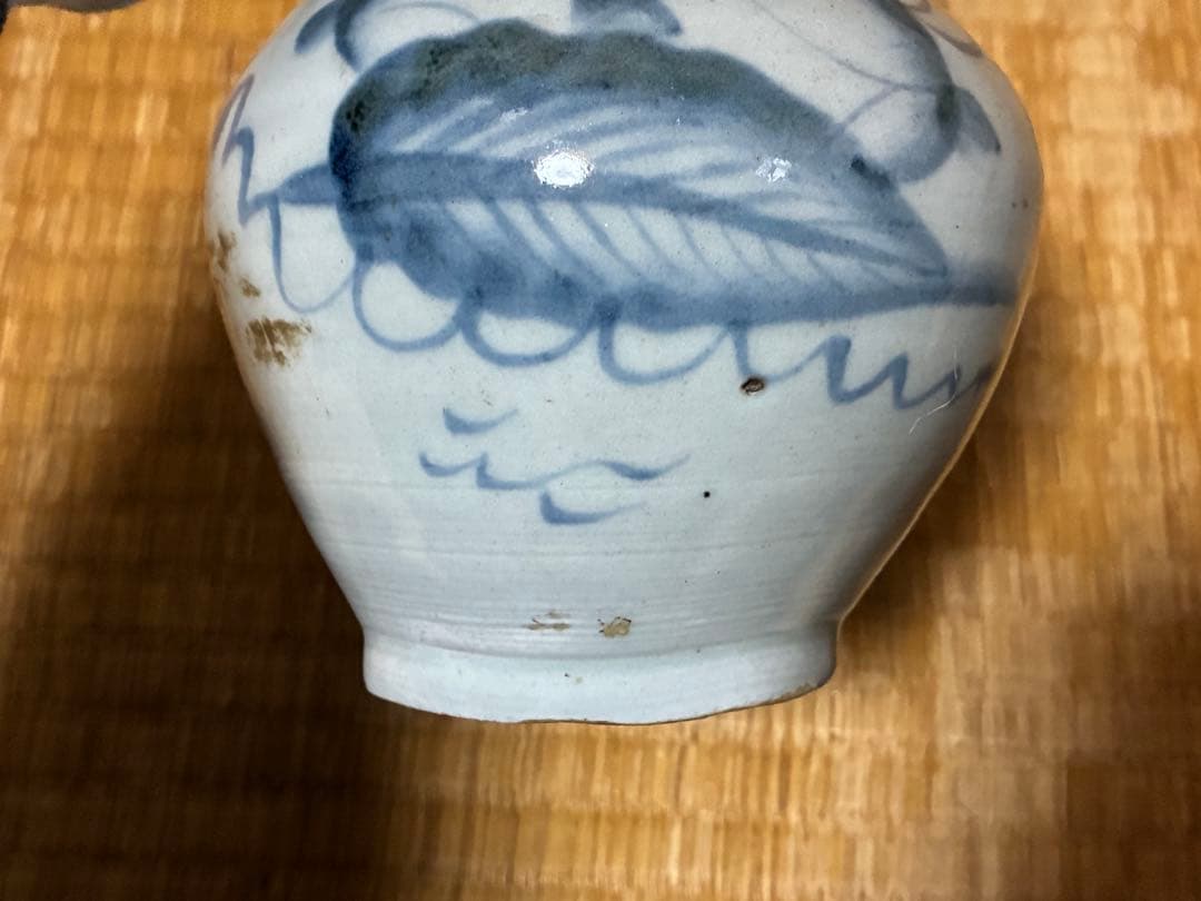 古伊万里 染付 徳利 花入 江戸期