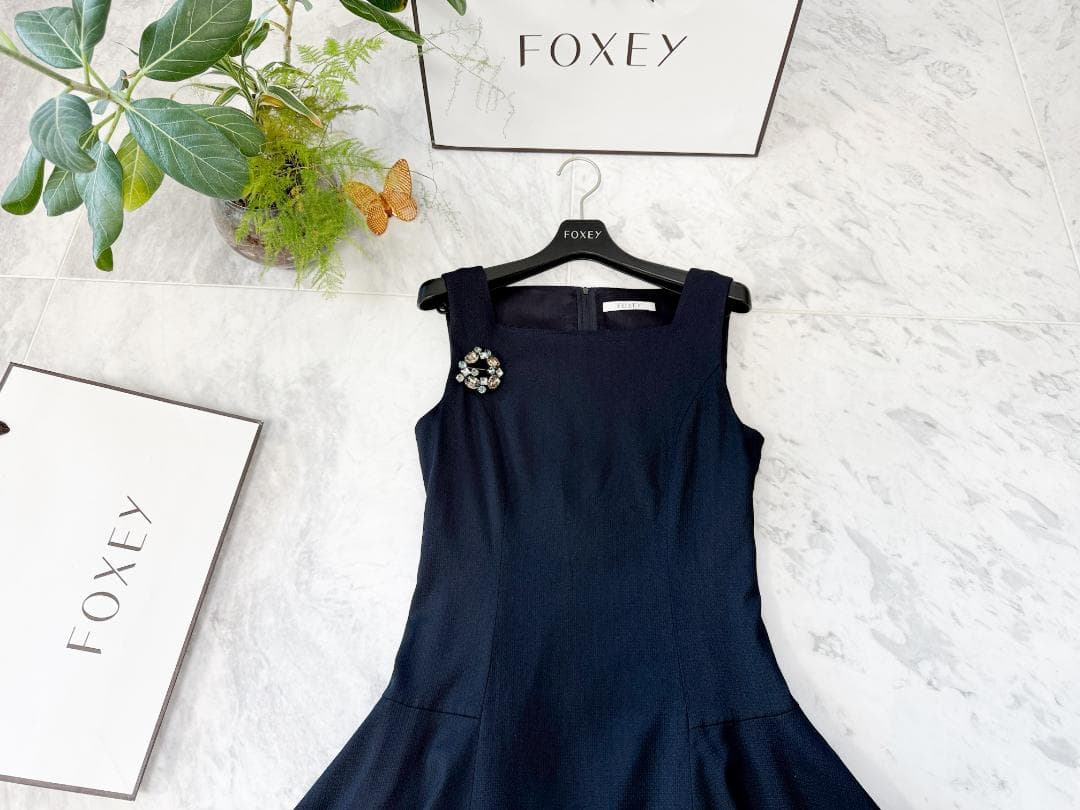Asukuru 定価約12万★美品★FOXEY/フォクシーDress 38