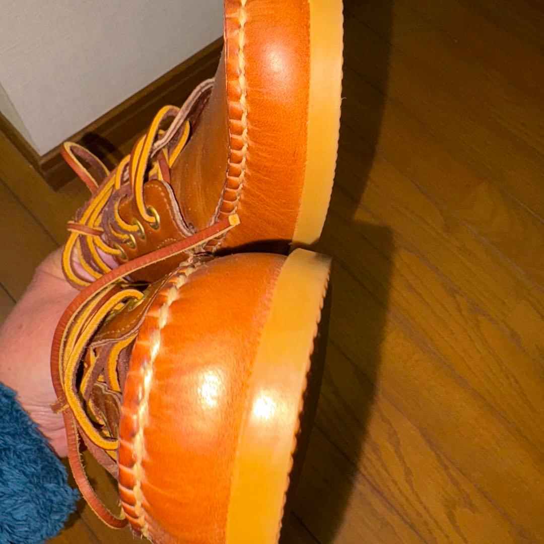usa製　rancourt モカシン　レザーデッキシューズ　9D