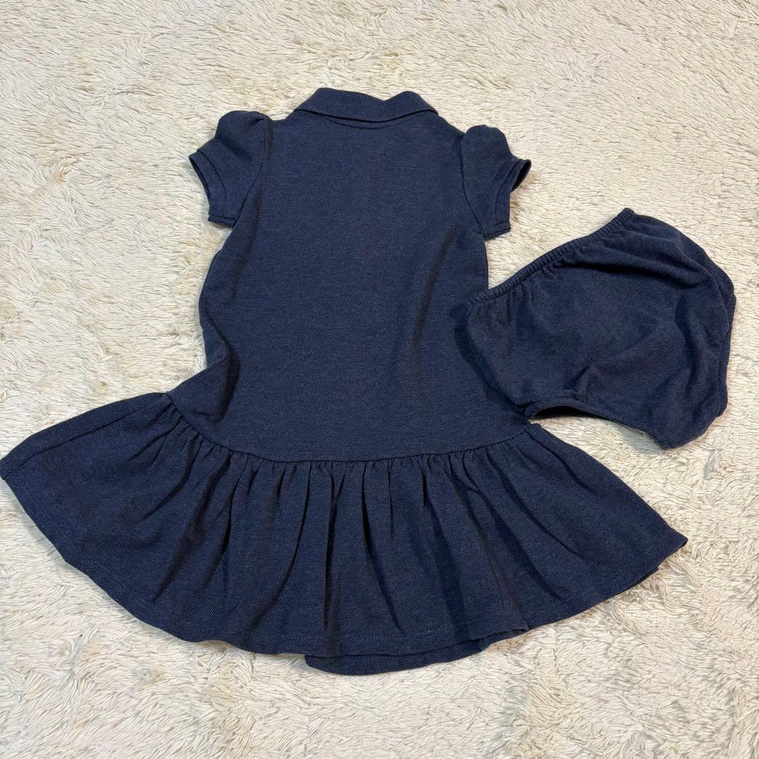 新品　ラルフローレン　80cm 女の子 ワンピース　パンツ　ピンクソックスセット