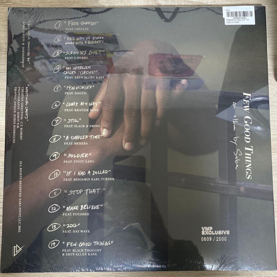 saba few good things レコード 早い者勝ち