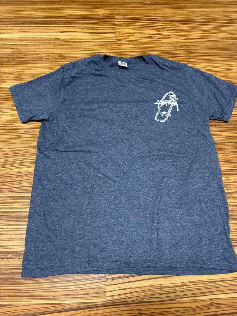 old stussy 90s 白タグ スケボープリント Tシャツ
