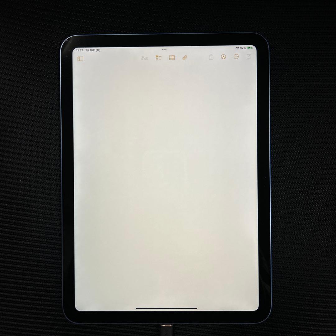 訳あり　Apple iPad 第10世代　Wi-Fi 64GB ブルー