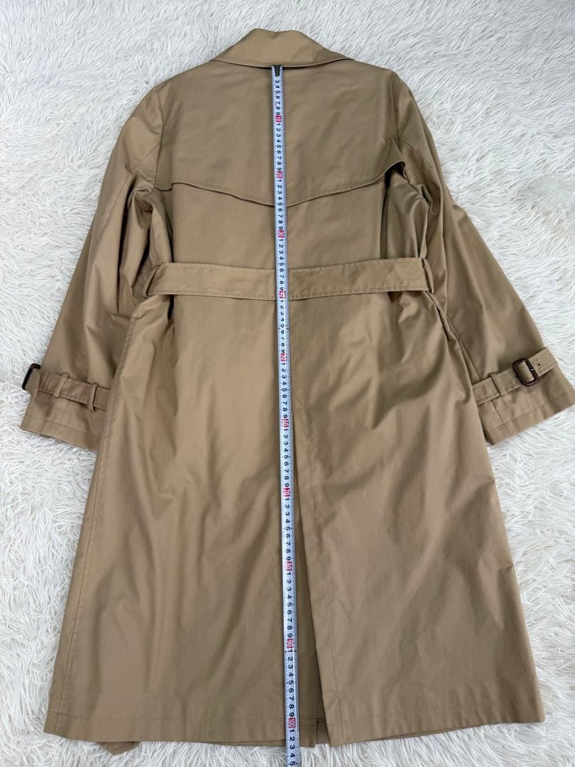 美品　レミュー　ダブル　トレンチ　撥水　ストレッチ　リバーシブルライナー