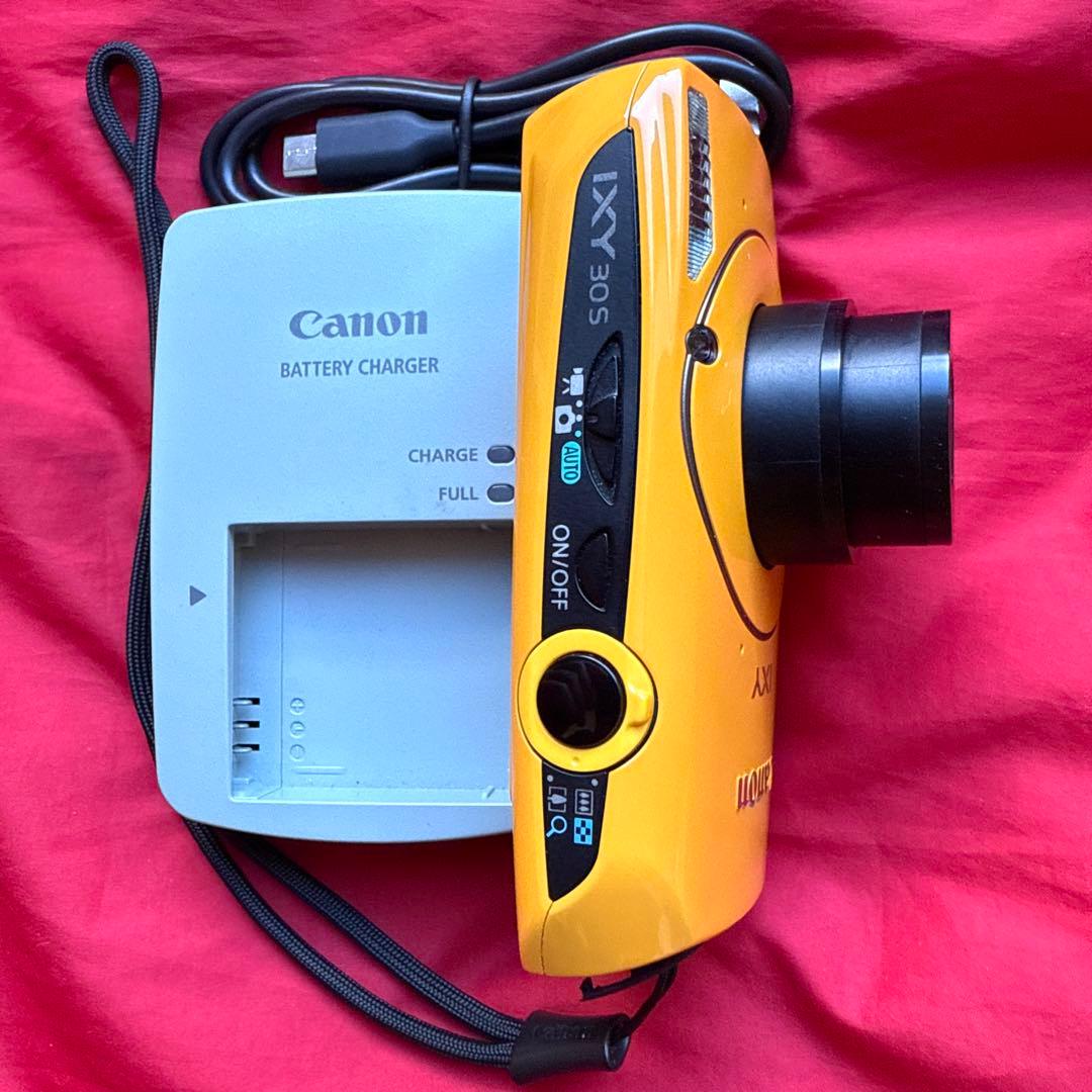 Canon IXY 30Sコンパクトデジタルカメラ イエロー キャノン デジカメ