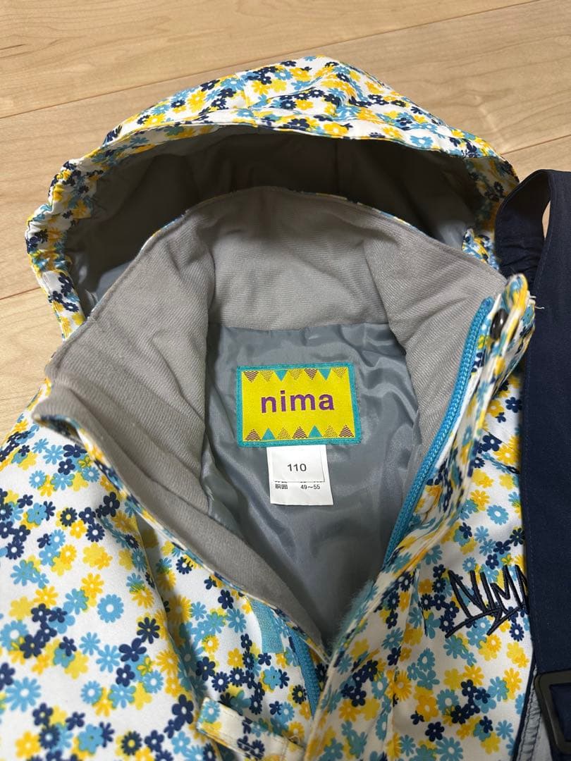 nima 子ども用スキーウェア 上下セット 110