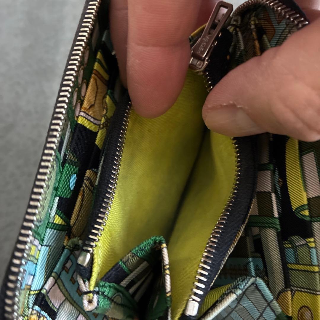 HERMES エルメス　財布　アザップ　シルクイン　コンパクト　ブラック
