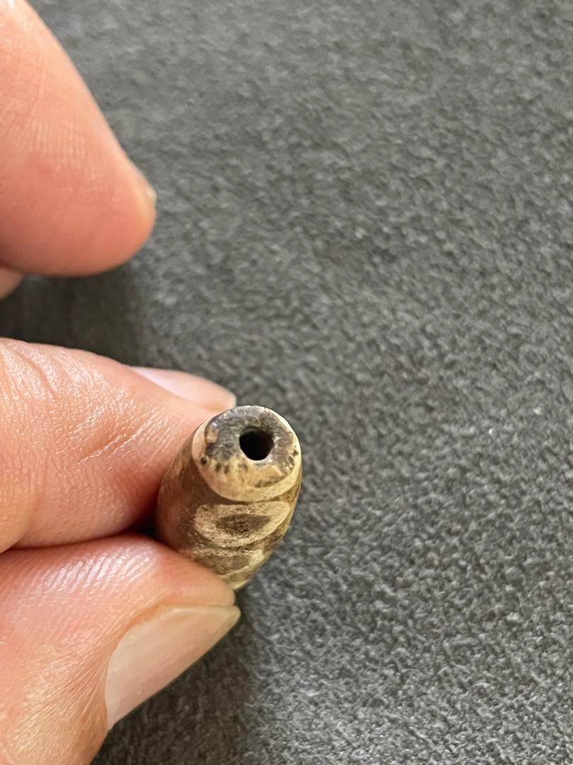 アンティーク六眼天珠　チベット　とんぼ玉　出土品
