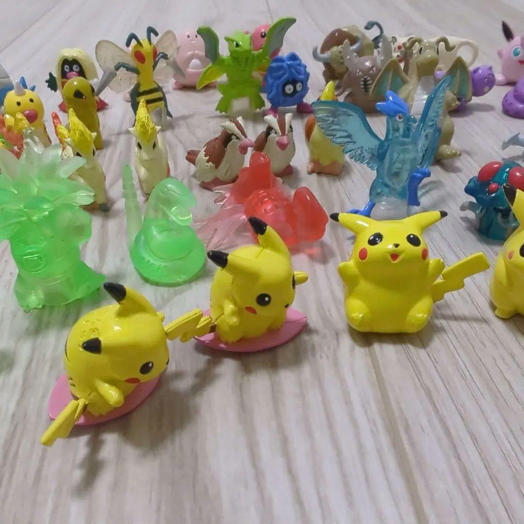 ポケモン　ガチャガチャ　フィギュア　90年代　初代　レトロ　当時物　クリア素材