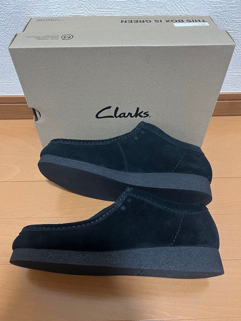 Clarks Wallabee EVO WP ブラック スエード　極美品です