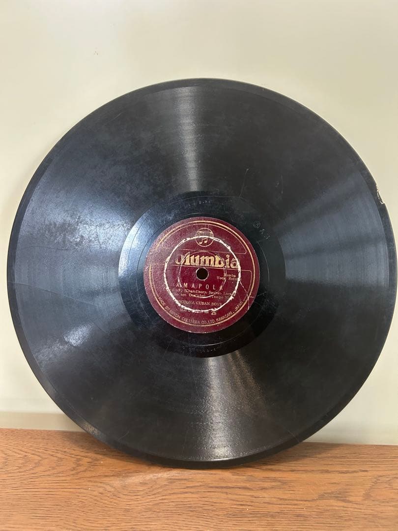 【アンティーク】まとめて6枚 SPレコード盤 78 10インチ25cm ケース付