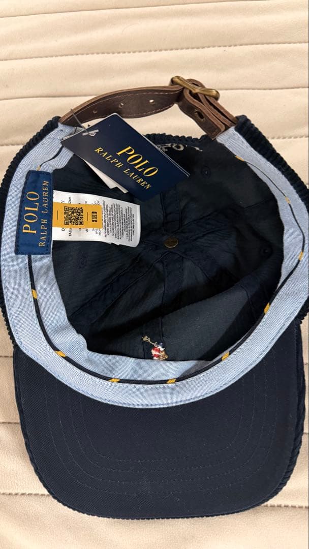 Polo Ralph Lauren ネイビー コーデュロイ キャップ