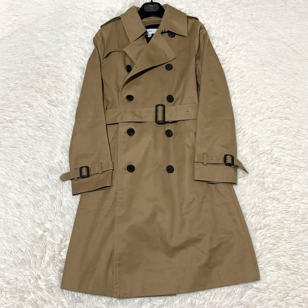 美品　ハイク　トレンチコート　羊毛ライナー　ベルト　ベージュ