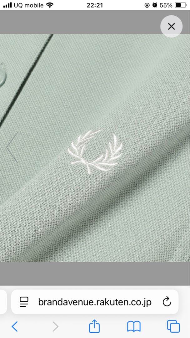FRED PERRY タグ付き サイズ10
