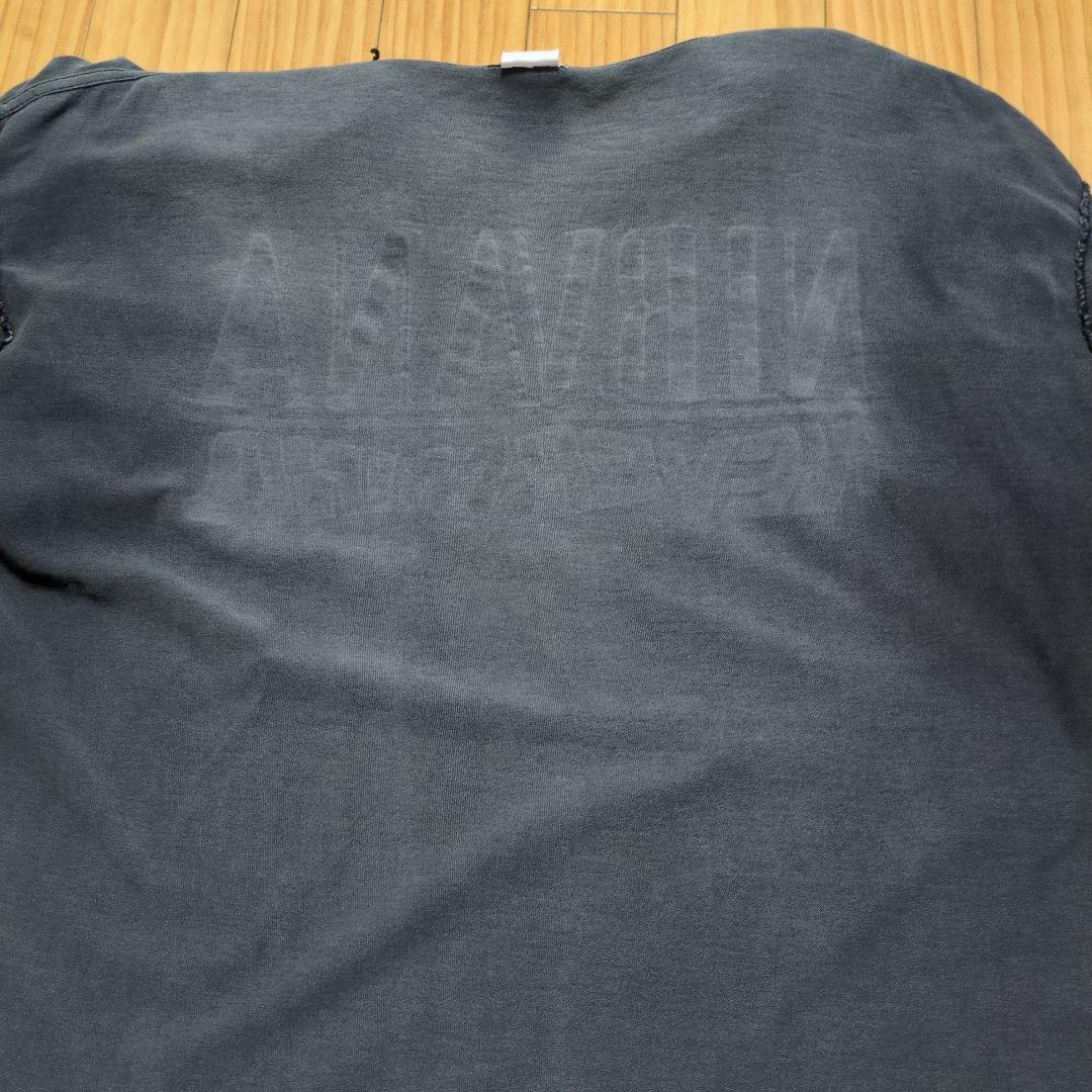 NIRVANA NEVERMINDダークグレーブート Tシャツ