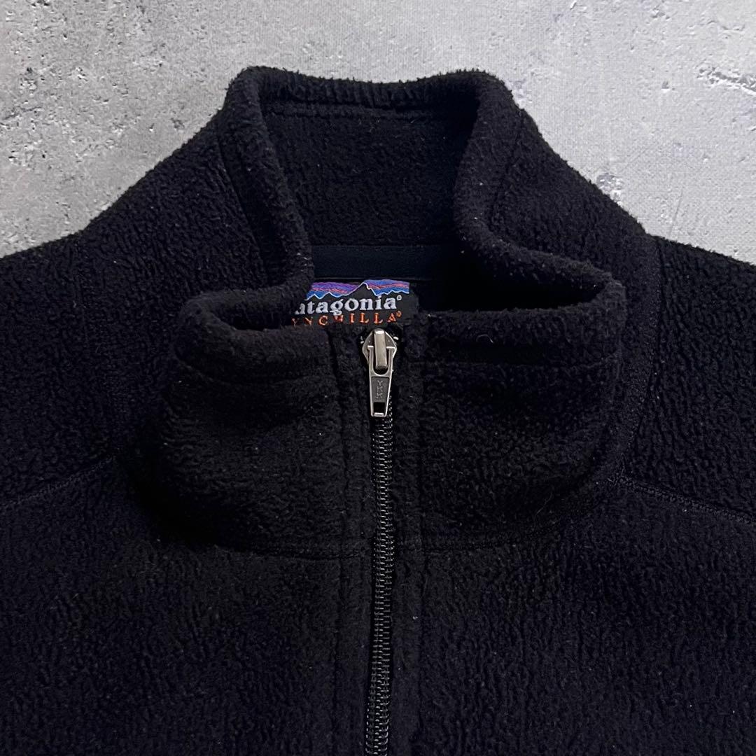 00s Patagonia シンチラ フリース ベスト 黒 ブラック 07年製