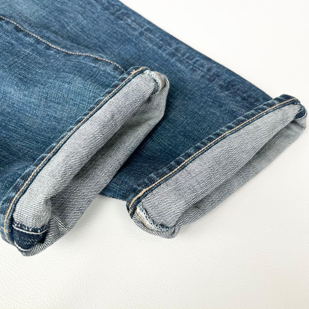 3294【極美品】45R ストレートデニム 45年ものがたり シャルロット 保美