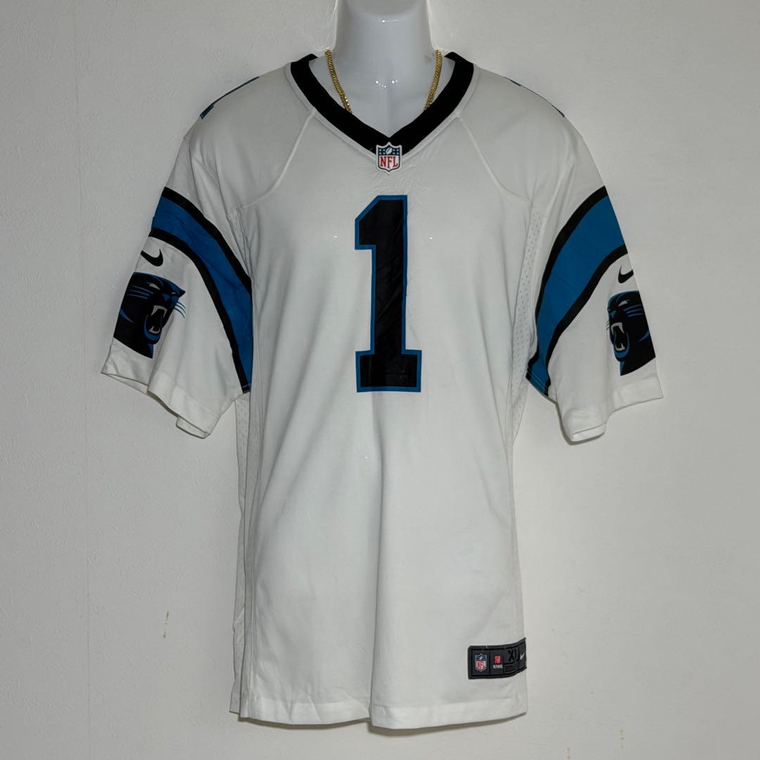 ナイキ 半袖NFL カロライナ・パンサーズ ユニフォーム 白系 XLサイズ