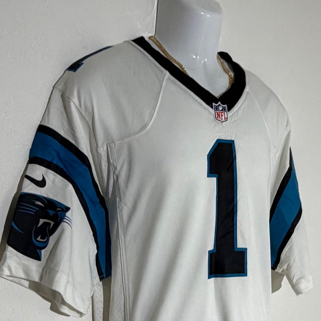 ナイキ 半袖NFL カロライナ・パンサーズ ユニフォーム 白系 XLサイズ