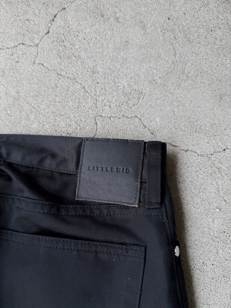 パンツ LITTLEBIG 19SS Black Straight Trousers