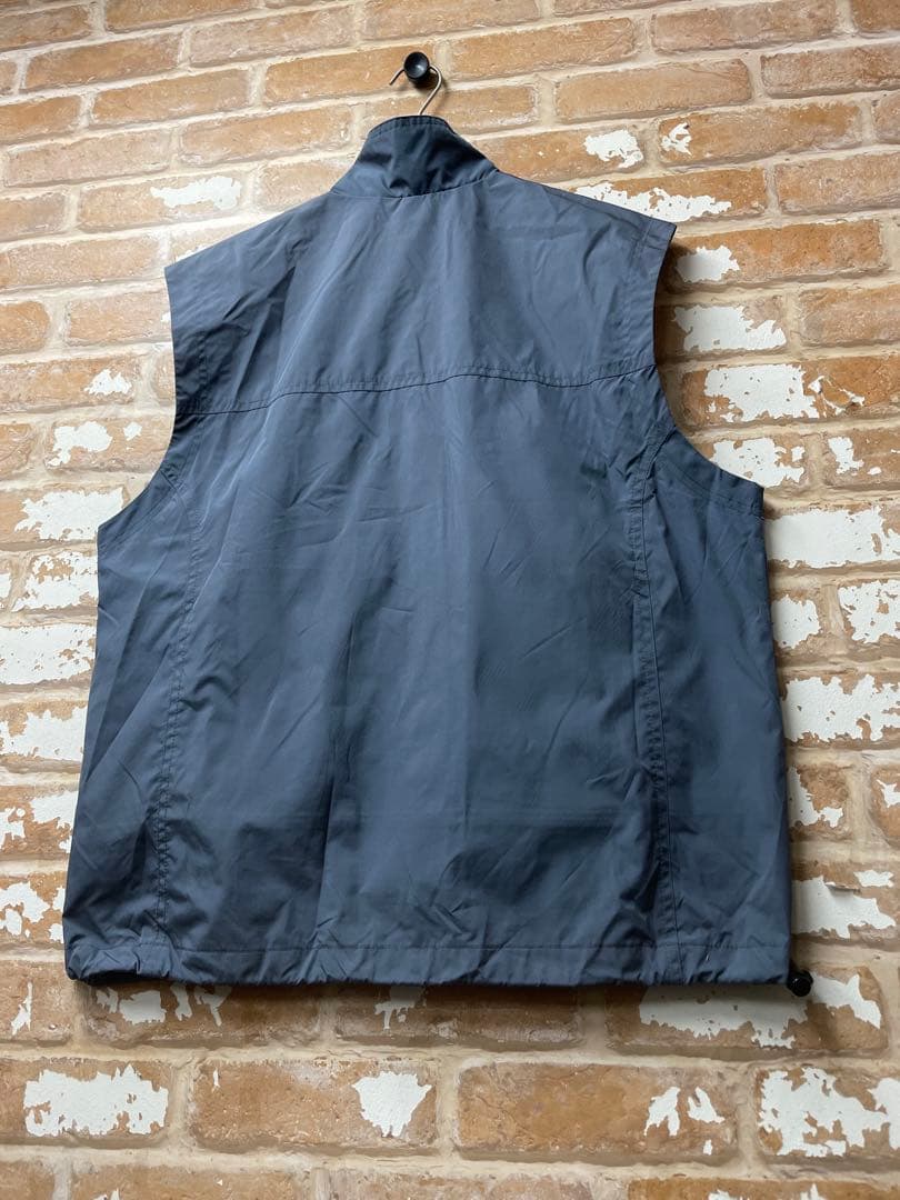00s THE NORTH FACE ノースフェイス　ナイロンベスト　刺繍　古着