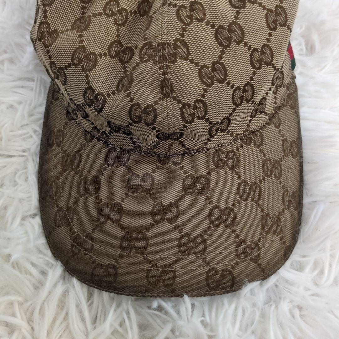 GUCCI グッチ シェリーライン GGキャンバス キャップ
