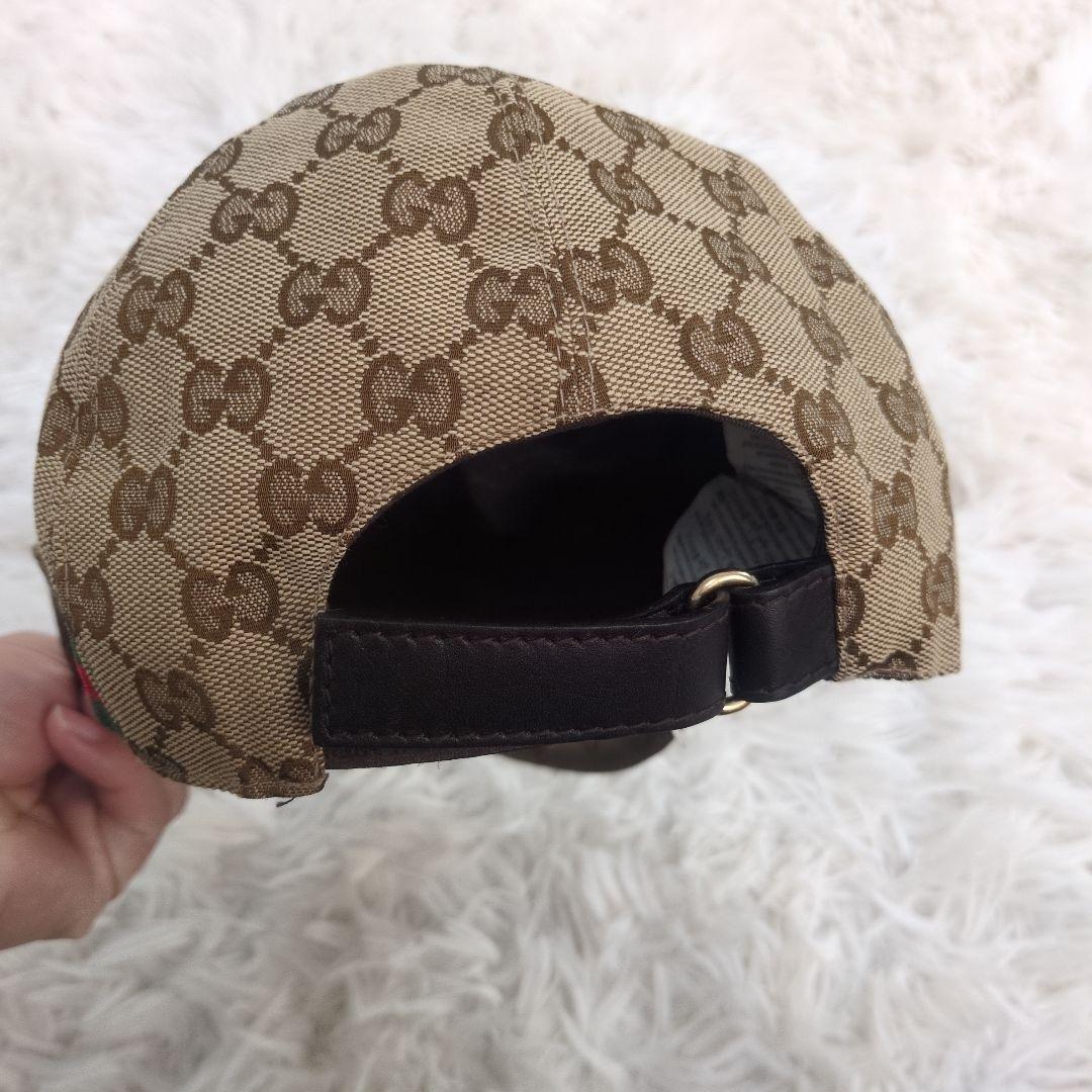 GUCCI グッチ シェリーライン GGキャンバス キャップ