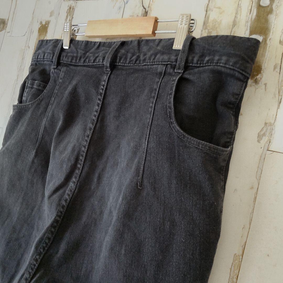 メルシーボークー mercibeaucoupうしろまえデニムパンツ4 XL