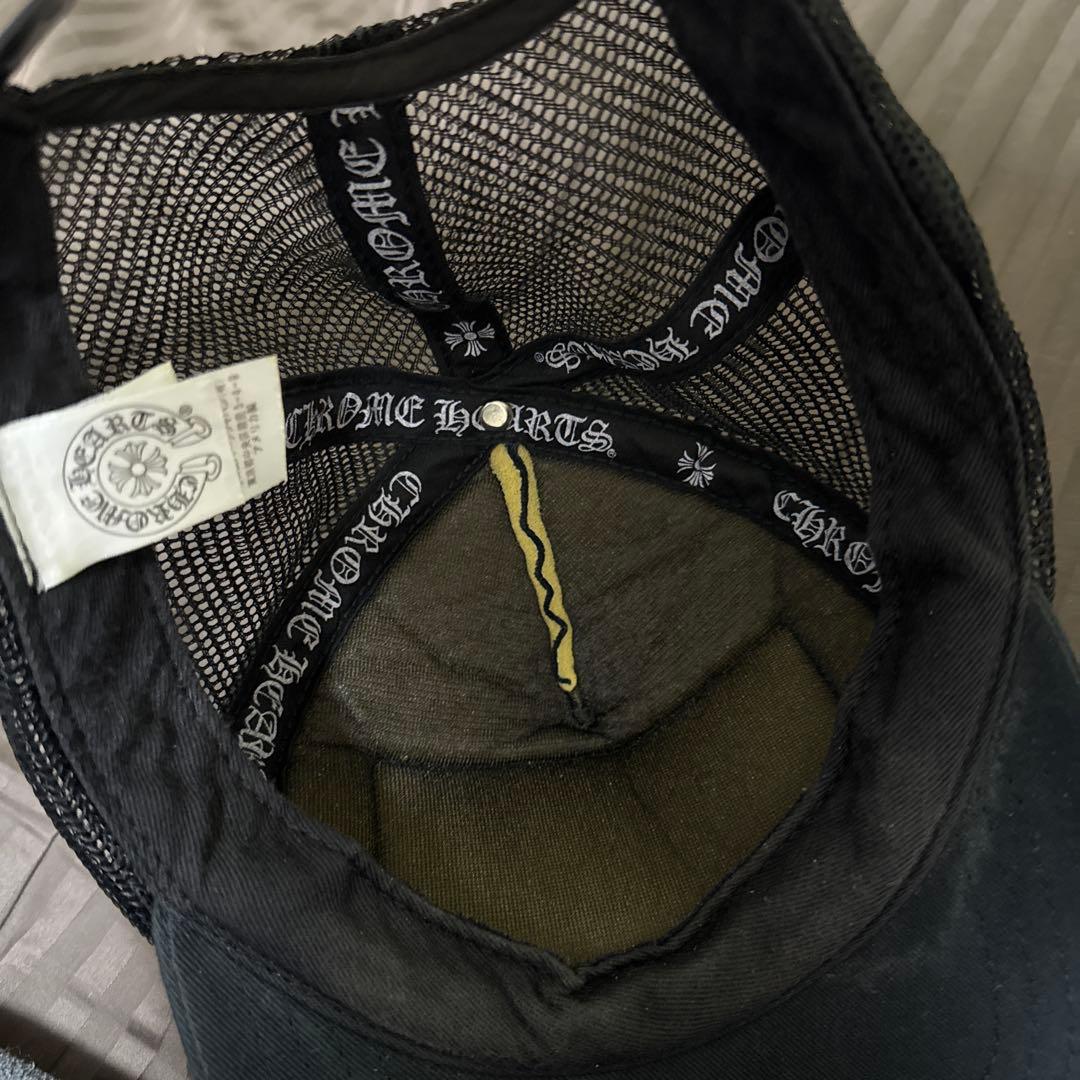 Chrome Hearts ブラック メッシュキャップ