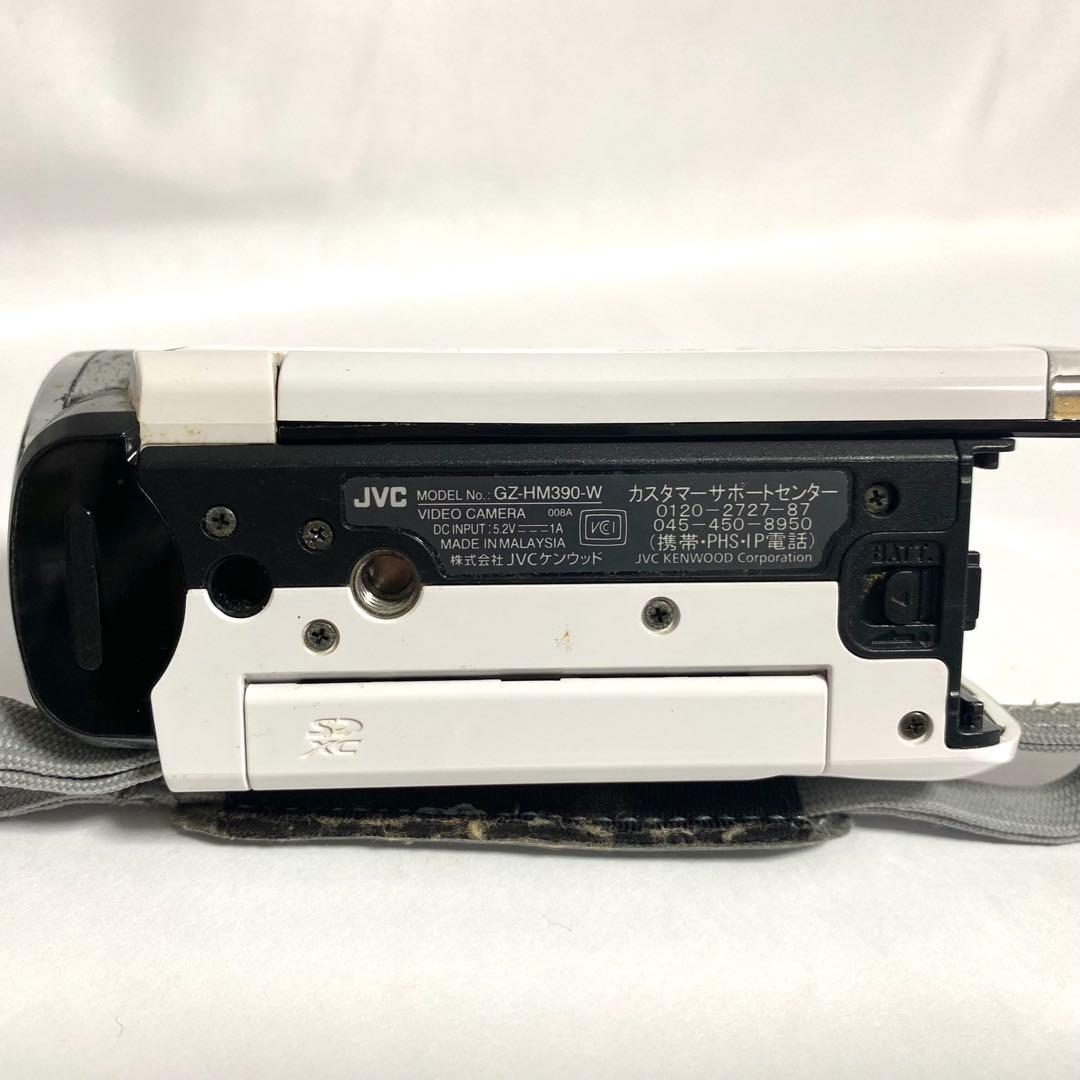 JVC Everio GZ-HM390-W エブリオ ビデオカメラ