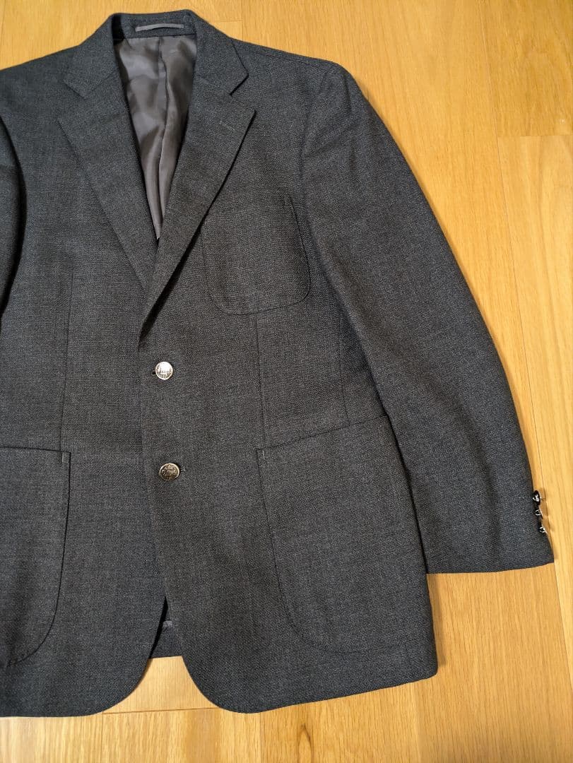 J.PRESS ジェイプレス　サイドベンツ　ジャケット　銀ボタン　カシミヤ混