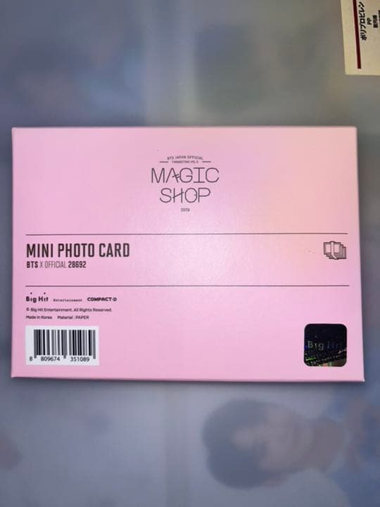bts Magic Shop ミニフォト suga