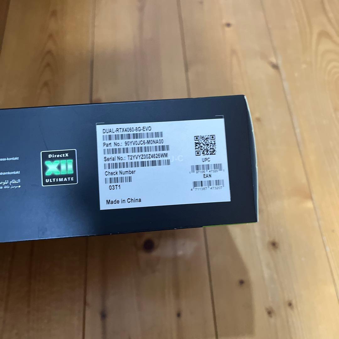 値下げ可能　ASUS DUAL GeForce RTX 4060 8GB OC
