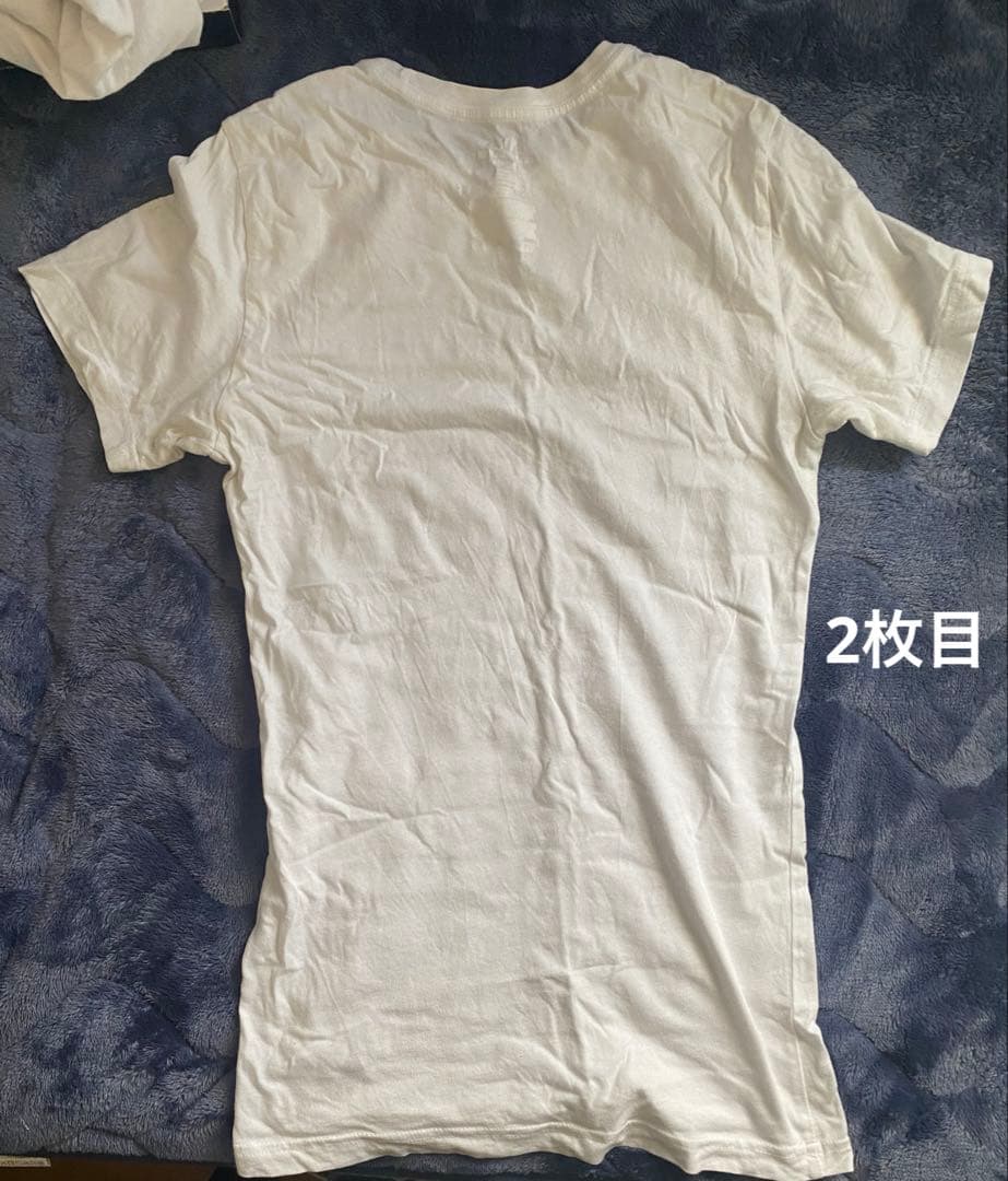 polo slim fit Tシャツ クルーネック 3枚パック