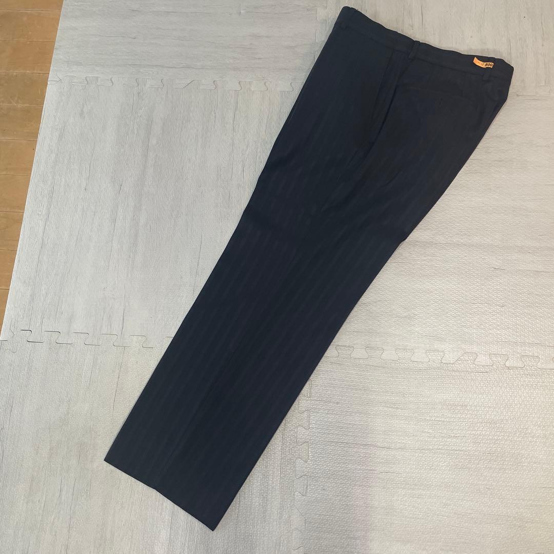 HUGO BOSS ストライプスーツ ネイビー