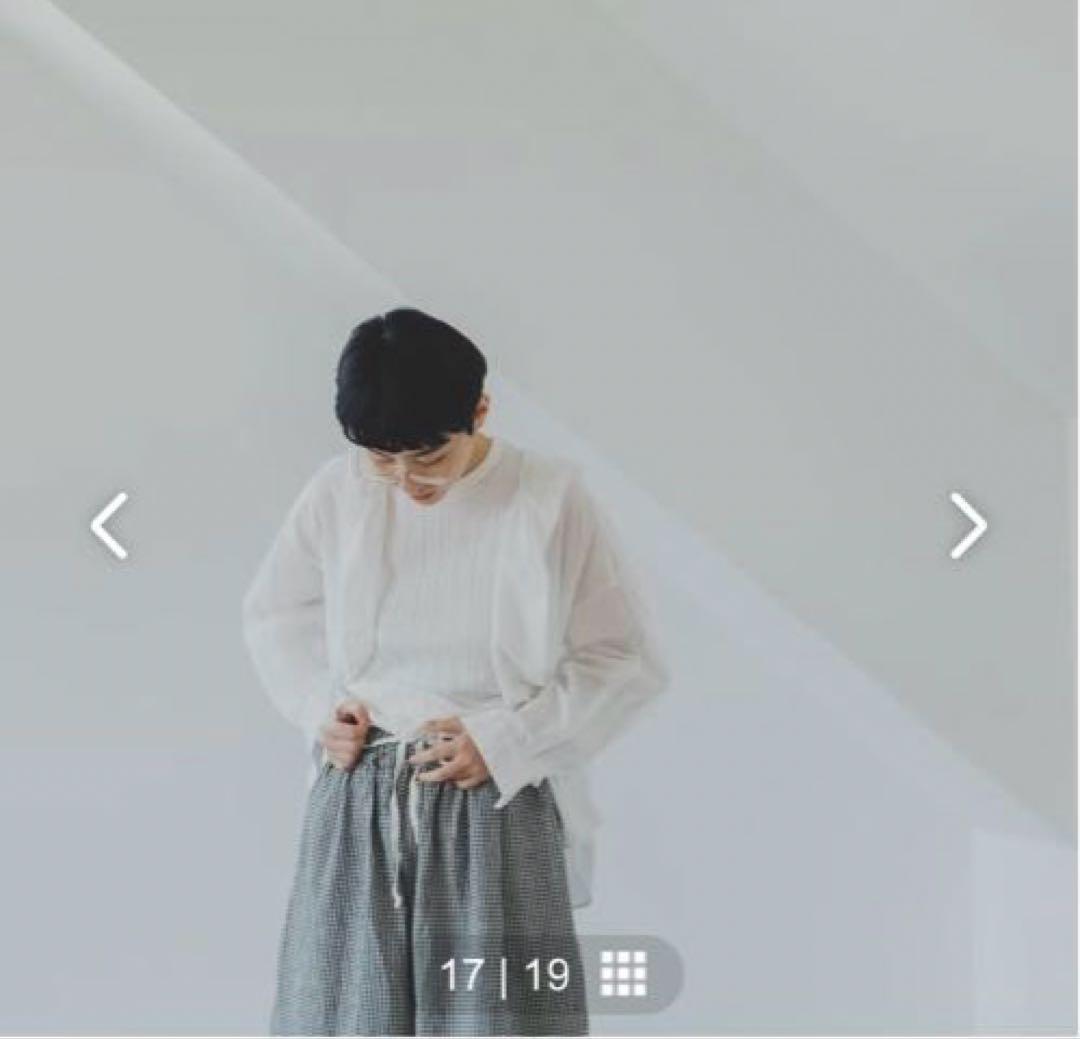 ichi ワイドパンツ 【北欧、暮らしの道具店】