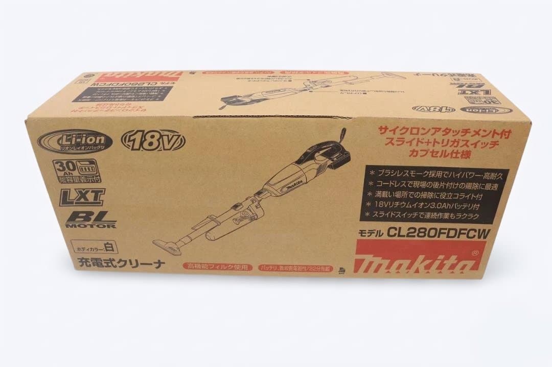 マキタ CL280FDZW 本体のみ（サイクロン付き）コードレス掃除機